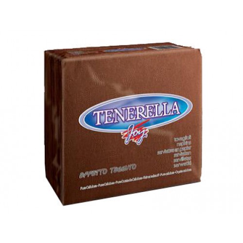 Χαρτοπετσέτες πολυτελείας, 50 χαρτοπετσέτες, Δίφυλλη, σοκολά, 40Χ40 (1295/Choc)